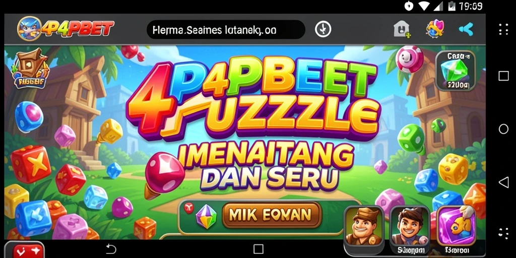Screenshot gameplay menampilkan teka-teki seru dari 4P4BET.