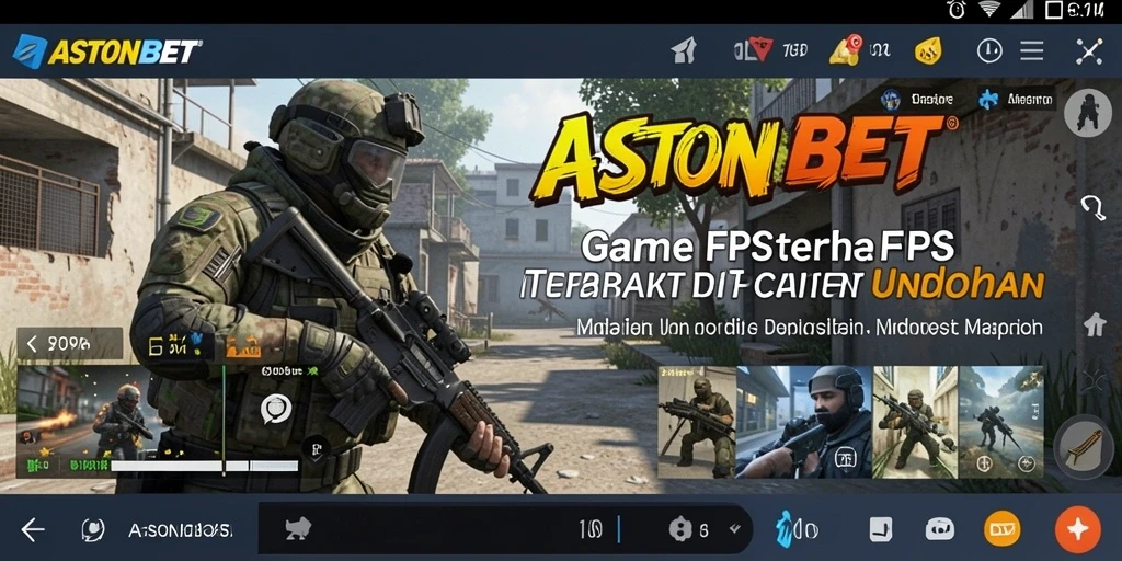 Gameplay mendebarkan dari ASTONBET yang menampilkan aksi FPS terbaik.