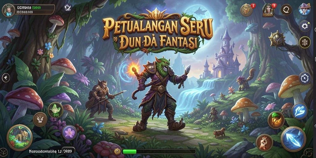 Screenshot IDR89 menunjukkan aksi seru dalam pertarungan RPG.