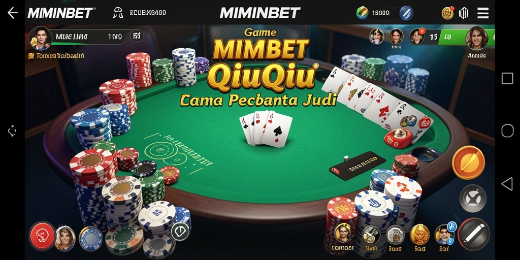 Gameplay seru QiuQiu di MIMINBET