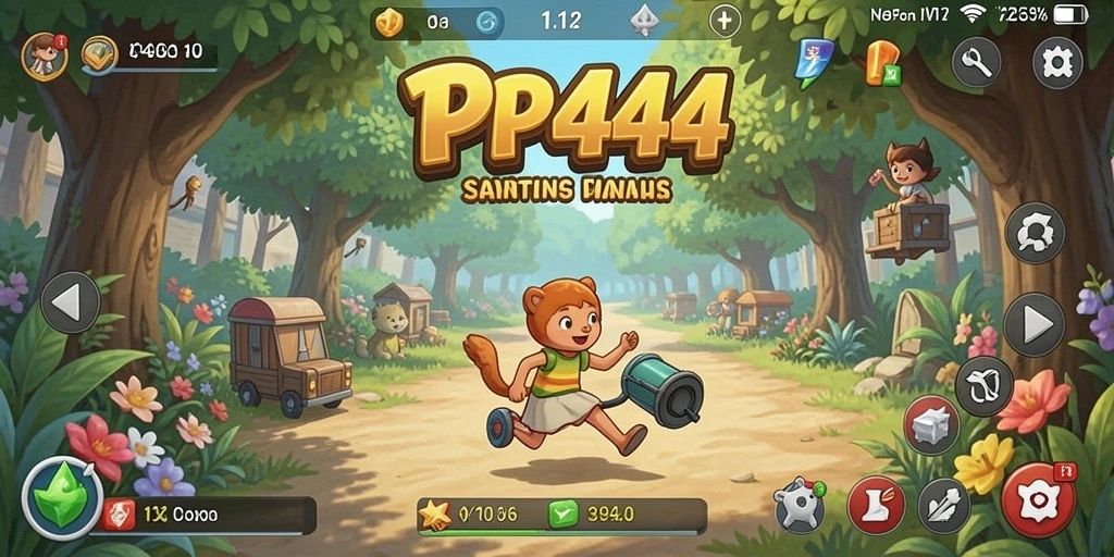 Tangkapan layar gameplay PP444 yang menampilkan aksi seru dan grafis menarik.