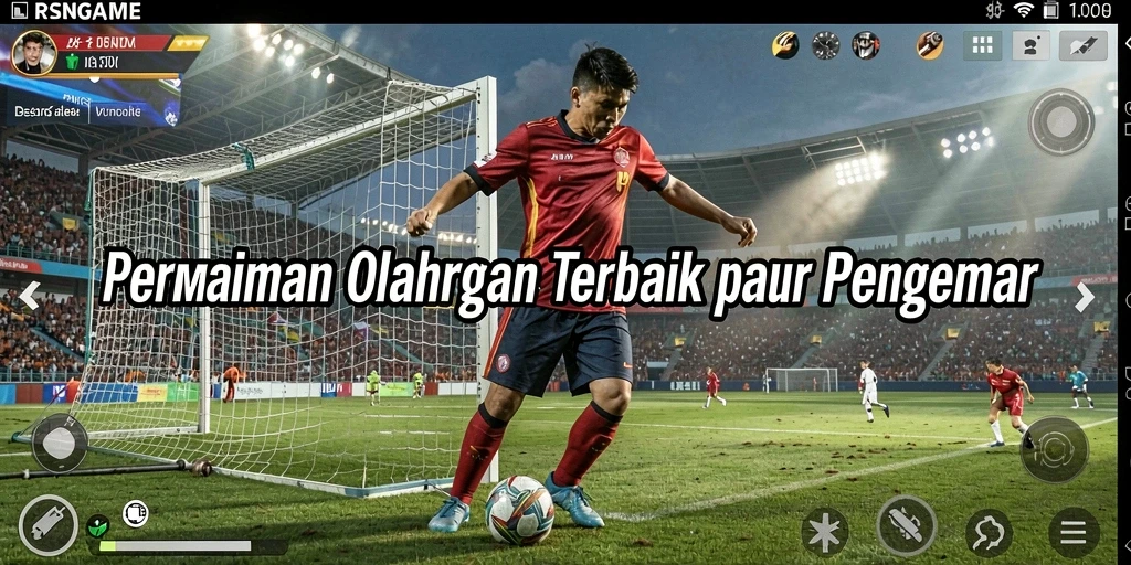 Tampilan gameplay RSNGAME yang mengesankan dalam aksi olahraga.