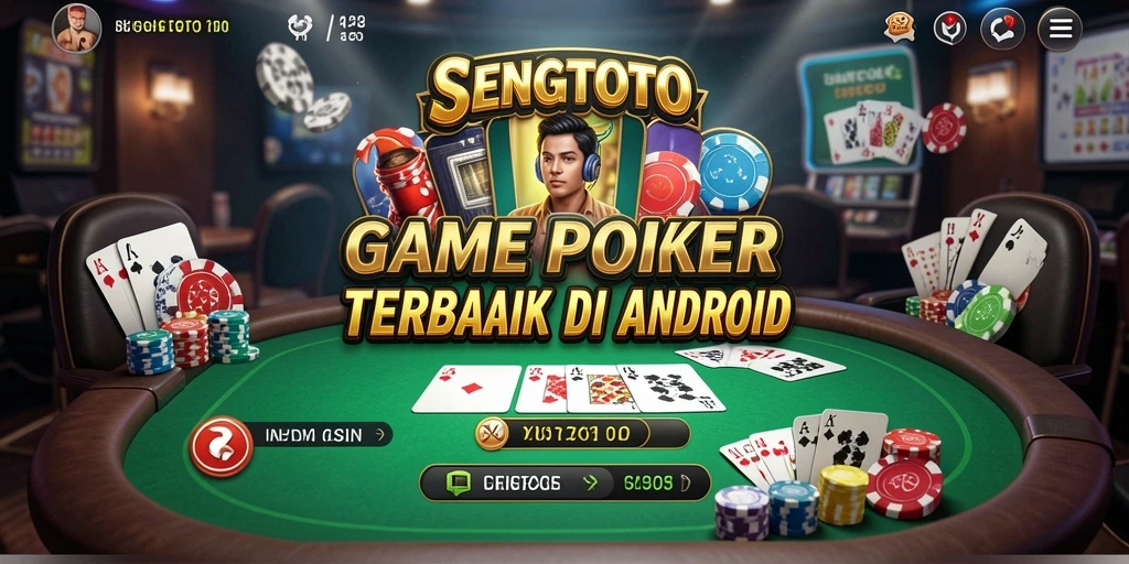 Screenshot gameplay SENGTOTO menampilkan aksi Poker yang mendebarkan.
