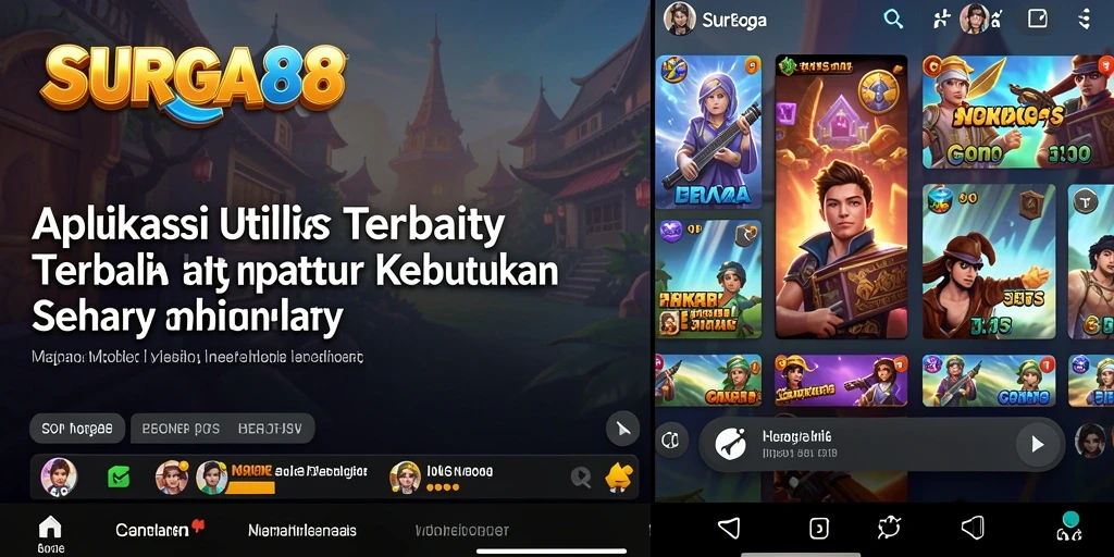 Tampilan antarmuka <strong>SURGA88</strong> yang intuitif dan mudah dinavigasi.